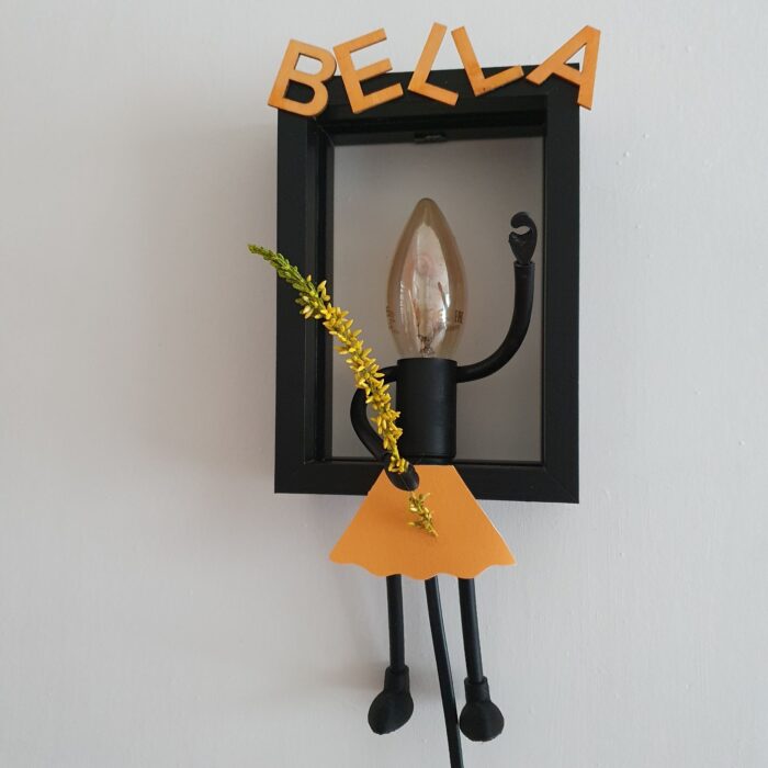Bella wandlamp met bloem