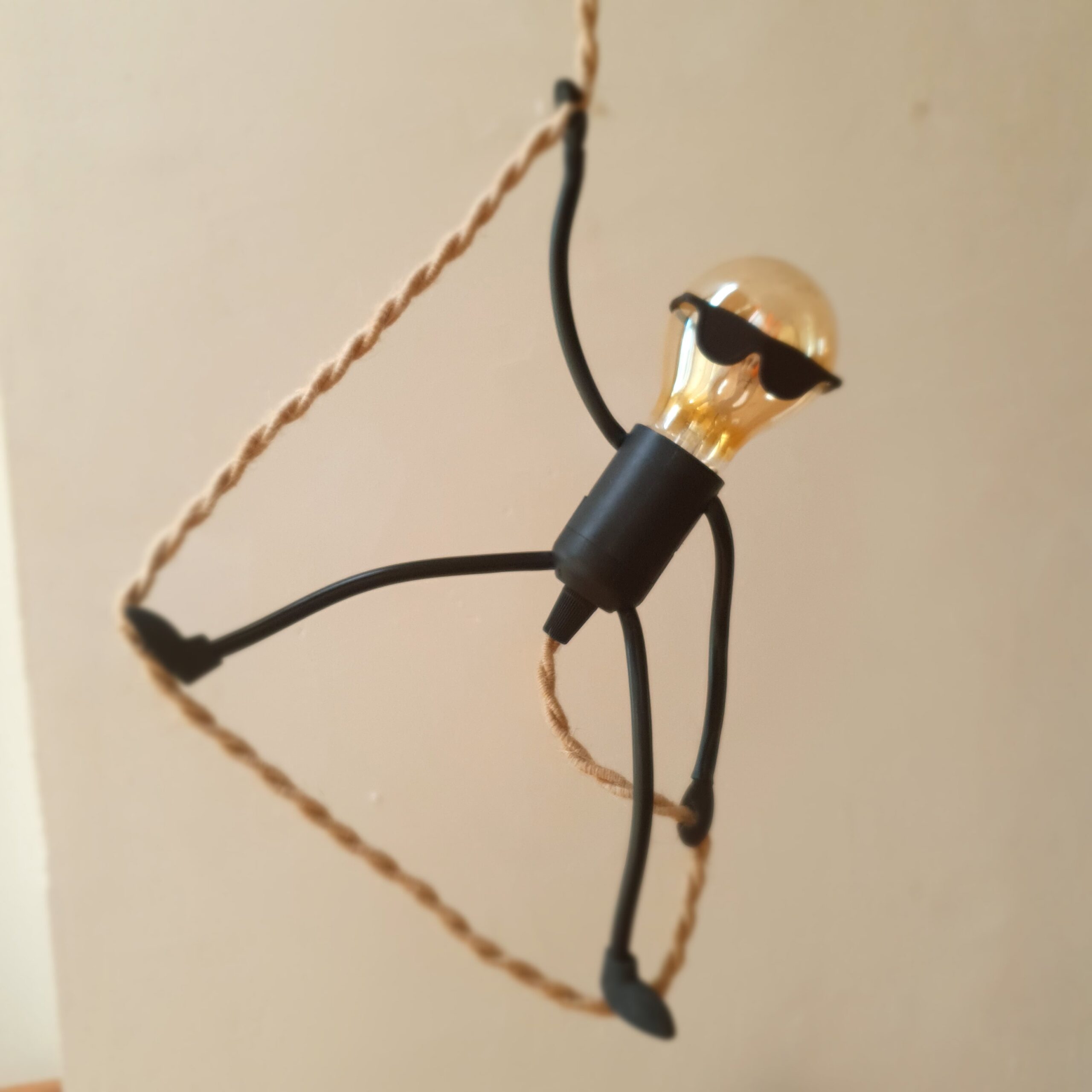 Hanglamp Mr.Bright - led gold finish - zonnebril - licht uit